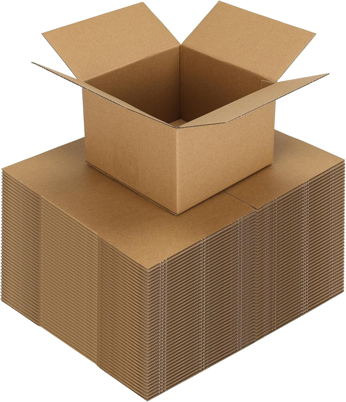 40 Packs 6x6x4 Shipping Boxes, Brown Mailing Boxes