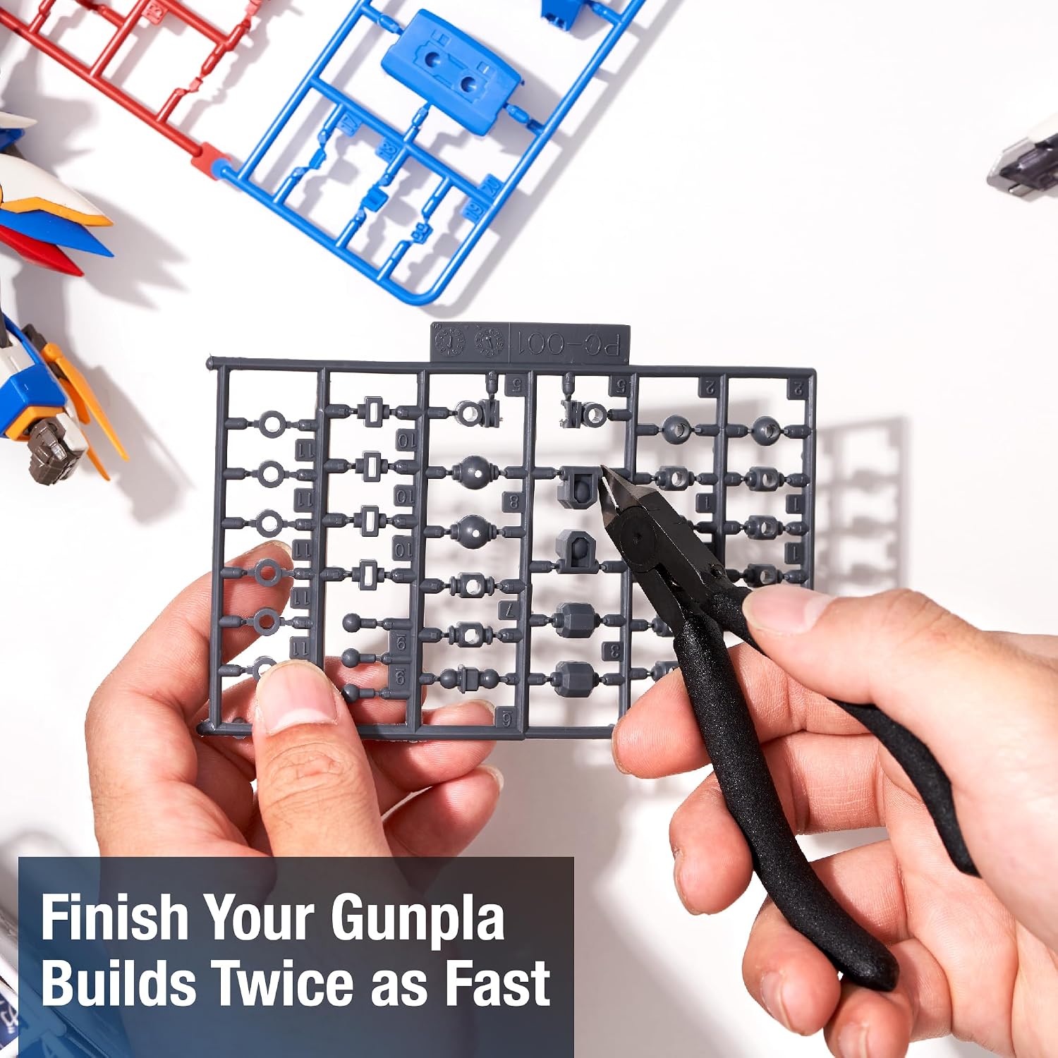 Sharp Pointed Side Cutter for Plastic Model - Plastic Sprue Cutter - Gunpla, Gundam Model, Scale Model Building