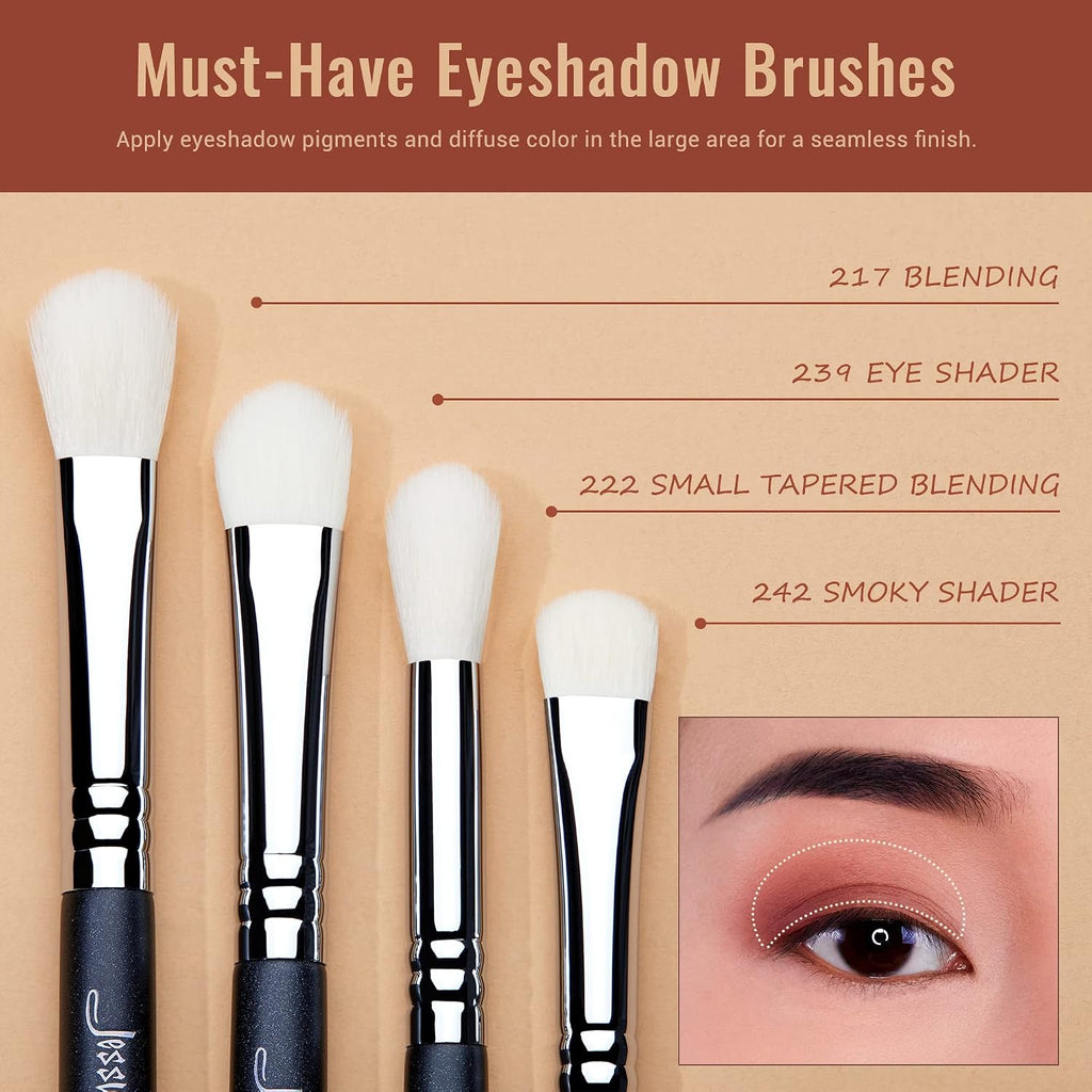 Eyeshadow Brush Set 11pcs Eye Makeup Brushes Set Professional T340