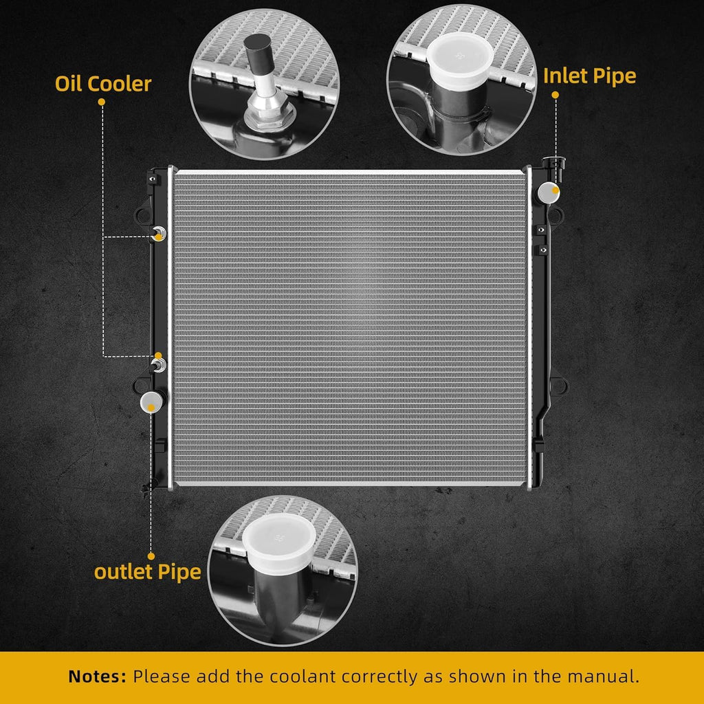 DWVO Complete Radiator Compatible with 2003-2009 Toyota 4Runner