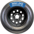 Trailer Tire Rim Assembly ST205/75D15 Black Load Range C 15 Inch