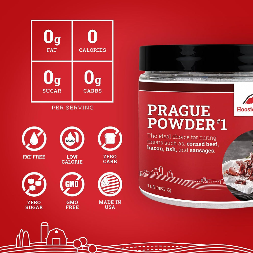 Prague Powder No.1 Curing Salt, 1LB (Pack of 1)