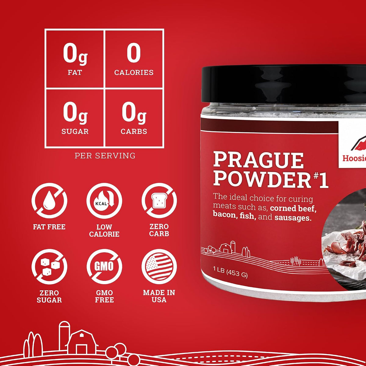 Prague Powder No.1 Curing Salt, 1LB (Pack of 1)