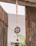 Pet Memorial Wind Chime for Loss of Dog - 28" Paw Print Dog Windchime