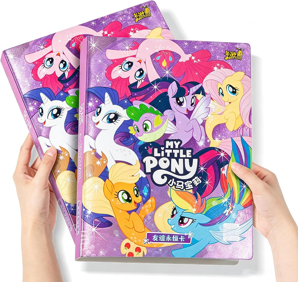 My Little Pony Trading Card Binder 4-Pocket Card Album 20 Double-Sided Pages Holds up to 160 Cards [CN]