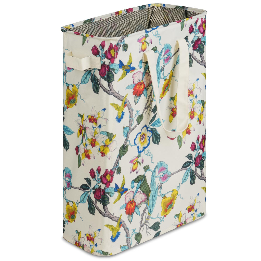 Slim Laundry Hamper Narrow Laundry Basket with Handles