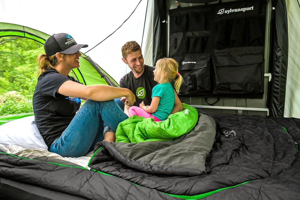 Cloud Layer Sleeping Bag for Adults - Adjustable Layers for 3-4 Season use - Integrated Cotton Sheet