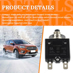 HUAREW 5 Amp Push Button Circuit Breaker 125-250V AC 50V DC