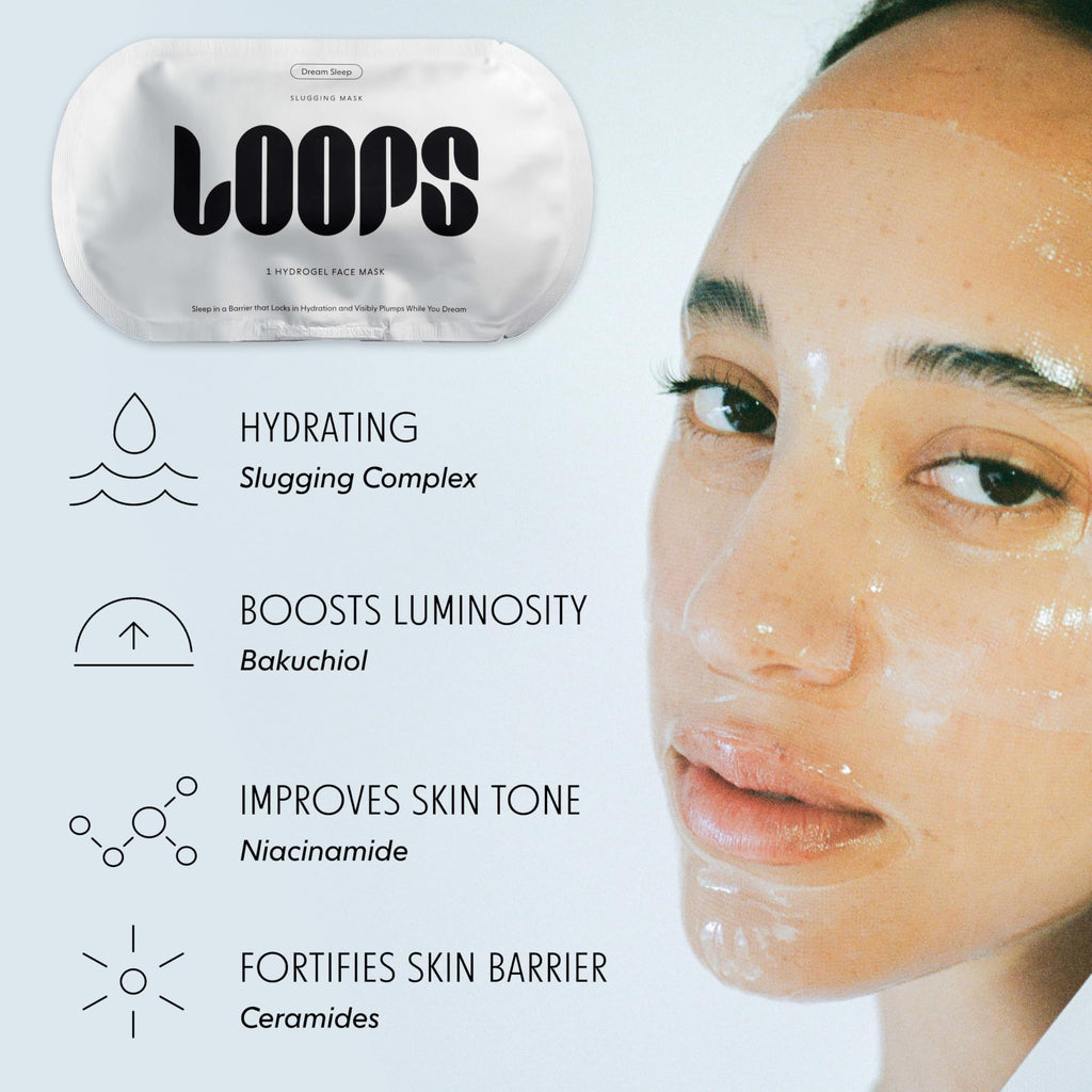 Dream Sleep - Nighttime Korean Hydrogel Face Masks, 5pc