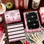 105 Sheets Halloween Tissue Papers 7 Designs Pink Orange Black Wrapping Paper Ghost Pumpkin Spider Web Decorative Art