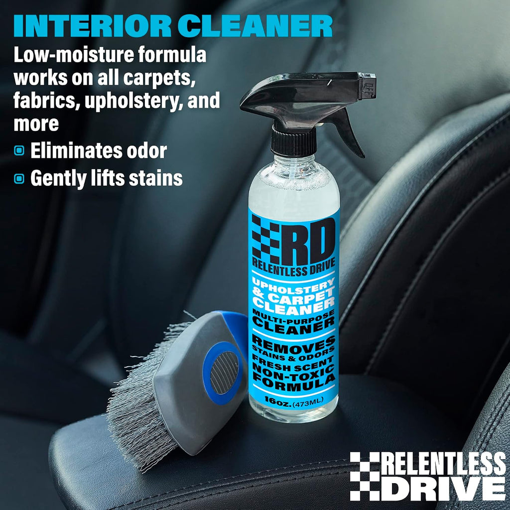 Car Carpet & Upholstery Cleaner Kit – Seat Cleaner | Car seat shampoo, upholstery stain remover, carpet cleaning kit