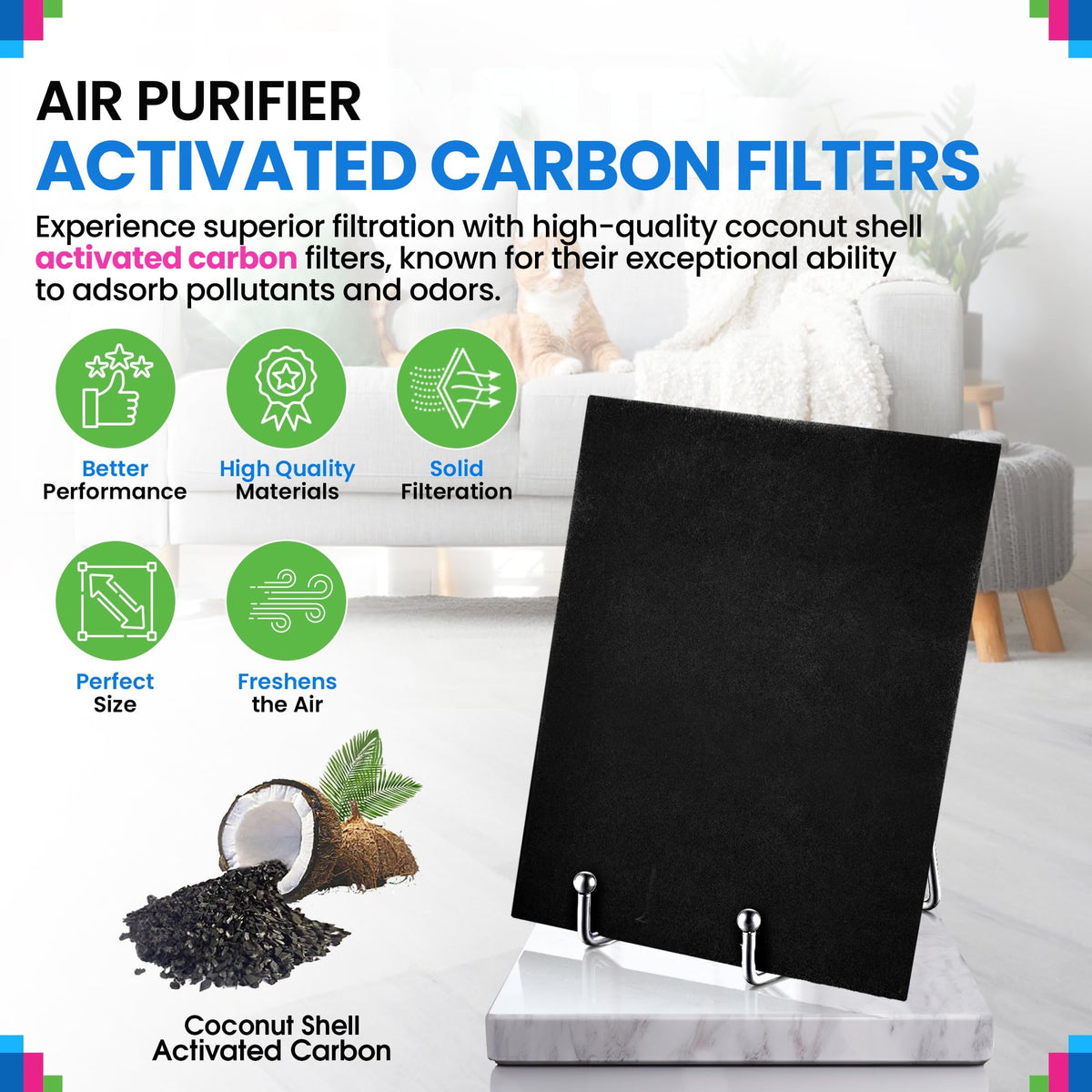 C545 Carbon Prefilter S - Compatible with Winix Air Purifier Filter
