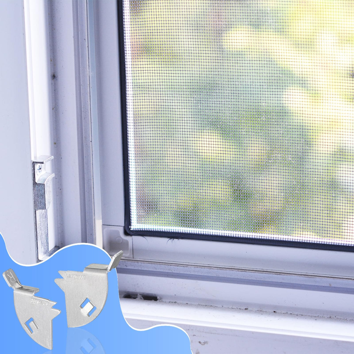 10 Pairs Left & Right Hand Window Screen Metal Knife Latch Sets