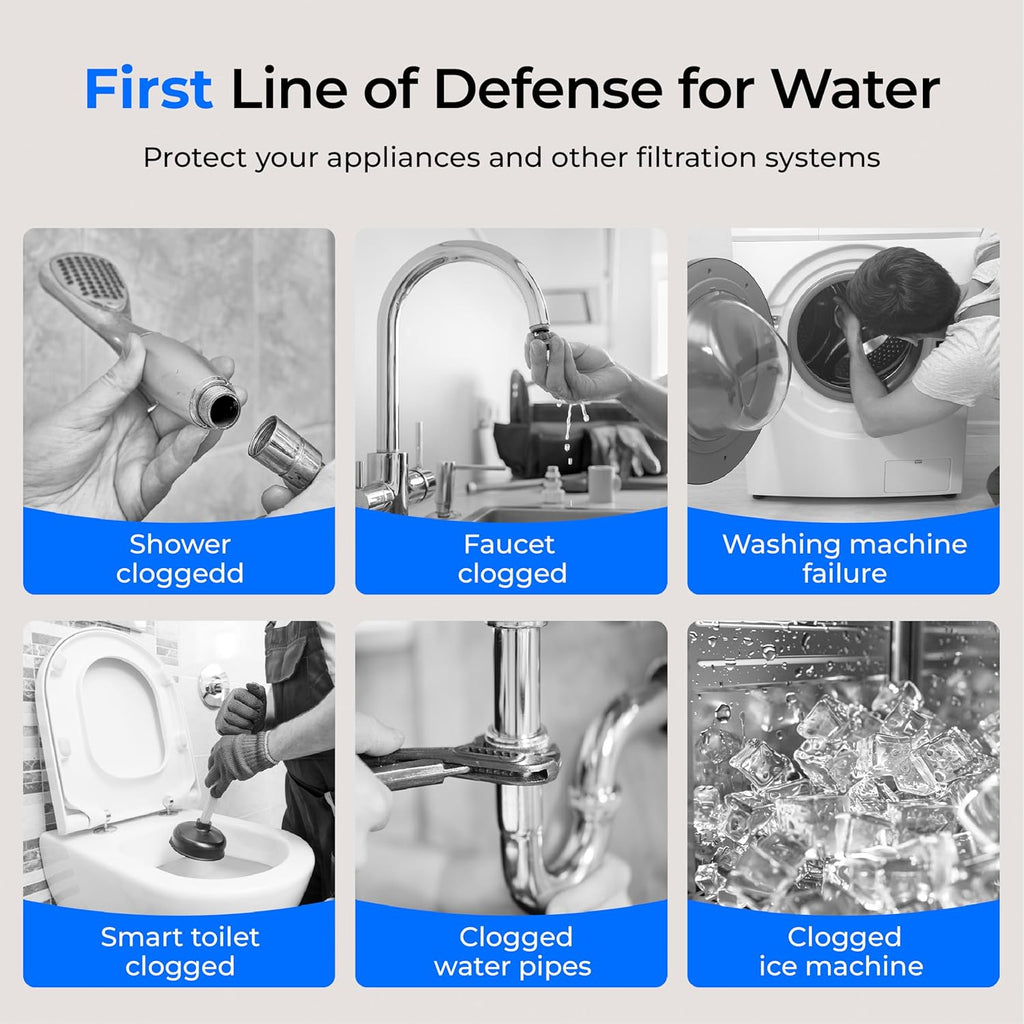 RPFK15 Spin Down Sediment Filter, 100 Micron+500 Micron
