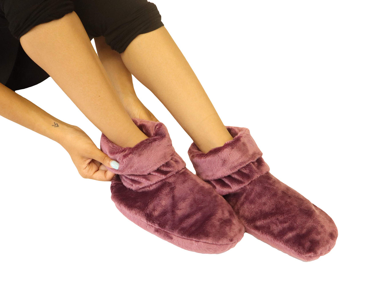 Heated Microwavable Booties - Microwave Slipper Warmers