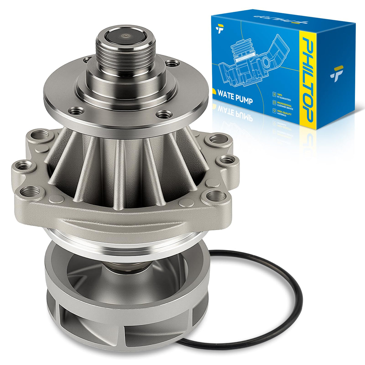 PHILTOP AW9261 Engine Water Pump for BMW Z3 1999-2000, Z3 2001-2002 2.5L L6