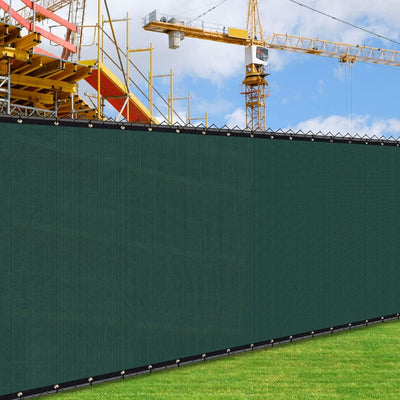 iCover 5x50ft Privacy Screen Fence, Outdoor Fencing Panels, Garden Windscreen Mesh Shade Sail Net Barrier, Fence