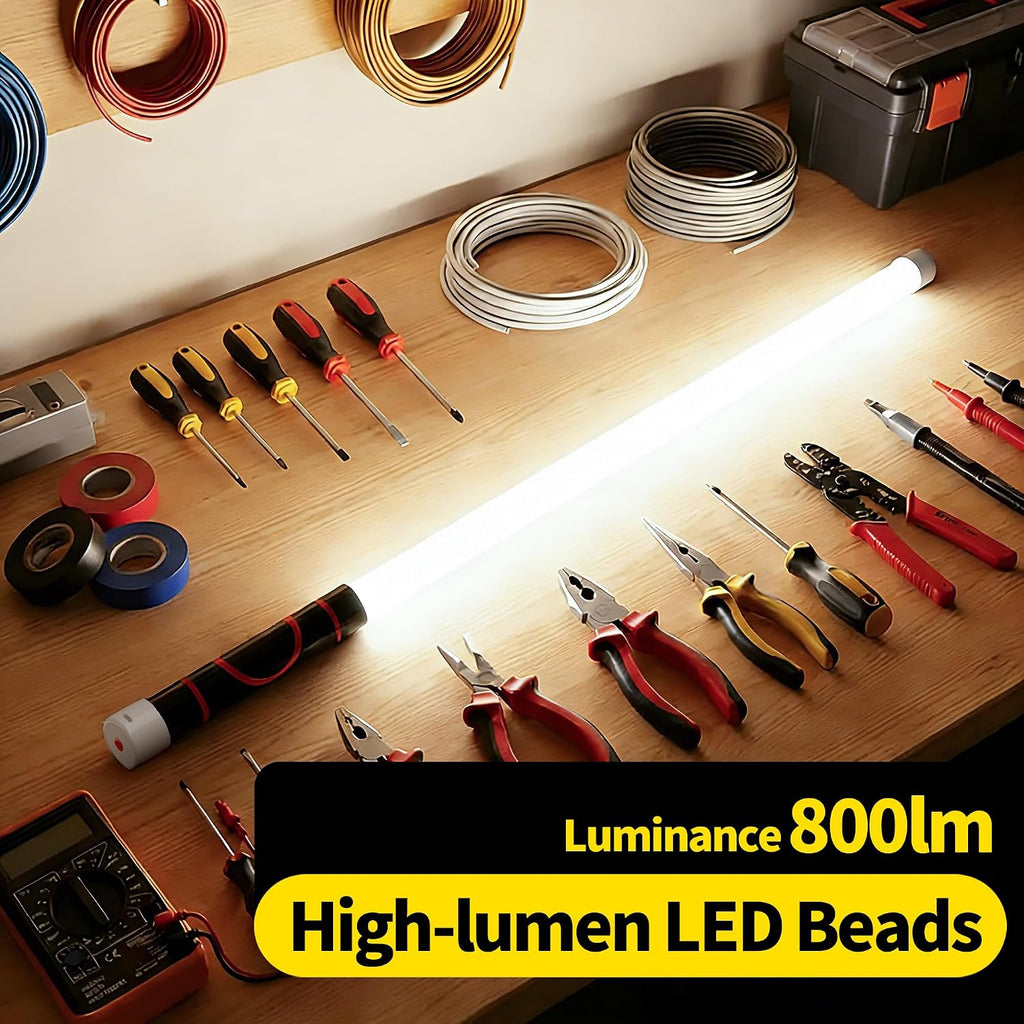 Flexible LED Light Stick 30", Rechargeable Bendable Work Light with 3 Modes High Lumen for Mechanic Car Repairs Under