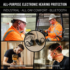 Pro 3.0 Bluetooth Hearing Protection, OSHA Compliant Work Earbuds