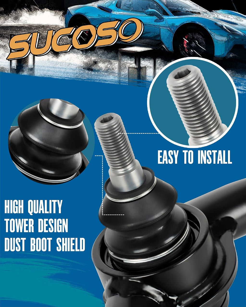 2-4in F150 Upper Control Arms, Front Steel Control Arm for F150 2004-2020