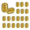 Door Knob Set Screws, 1/4-20 Thread Replacement Hex Screws 20-Pack