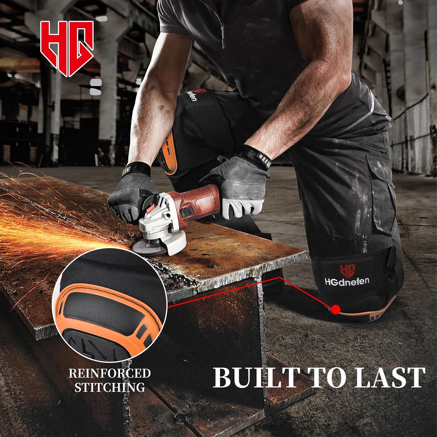 Knee Pads for Men Construction,Thick Gel Foam Work Knee Pads