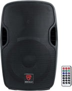 BPA12 12" Professional Powered DJ PA Speaker, with Bluetooth | 600W Peak, 150W RMS, USB and SD MP3 Playback, XLR and