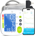 Bluetooth Smart Blood Pressure Monitor for Home Use – Automatic Digital Upper Arm BP Machine with 8.7”–16.5” Cuff