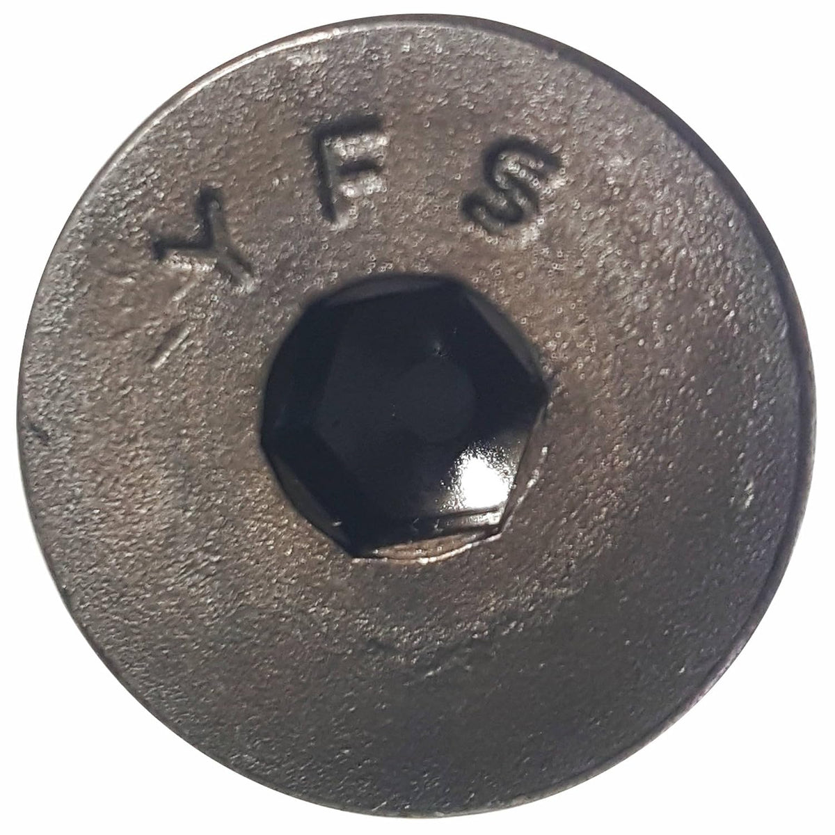 1/2-13 x 2 Flat Head Socket Cap Screws, Allen Socket Drive, Alloy Steel, Full Thread, Black Oxide, Machine Thread, Quantity 10
