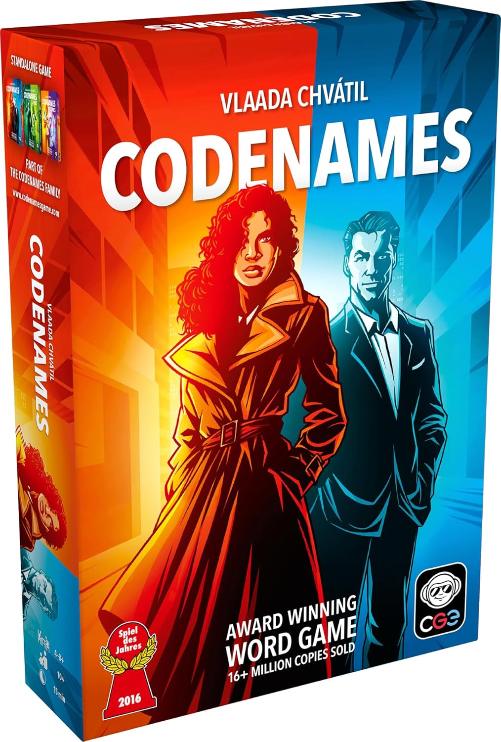 CGE Codenames Board Game (2nd Edition) | The Top Secret Word Association Party Game for Friends & Family Game Nights