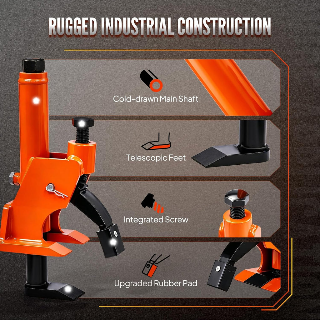 Manual Tire Bead Breaker with Rubber Pad Protector,38''-42'' Tires Changer, Easy-Operated Tire Repair Tool for