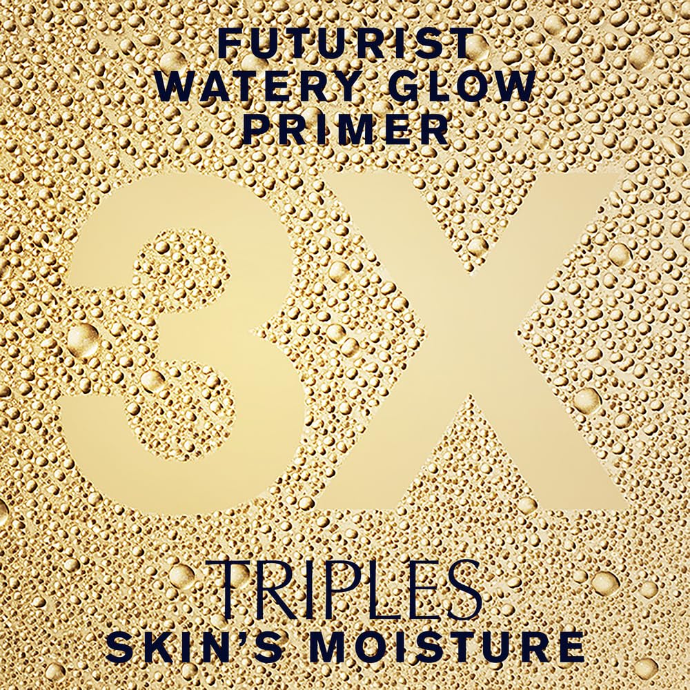 Futurist Aqua Brilliance Watery Glow Makeup Primer with Hylauronic Acid for Triple Moisture