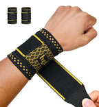 Copper Infused Compression Wrist Support Brace with Adjustable Wrap, Medium
