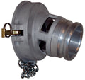 Dixon 4540SG 4" Alum Gravity Drop Adapter, Inline Sight Glass, Baylast Flat Seal