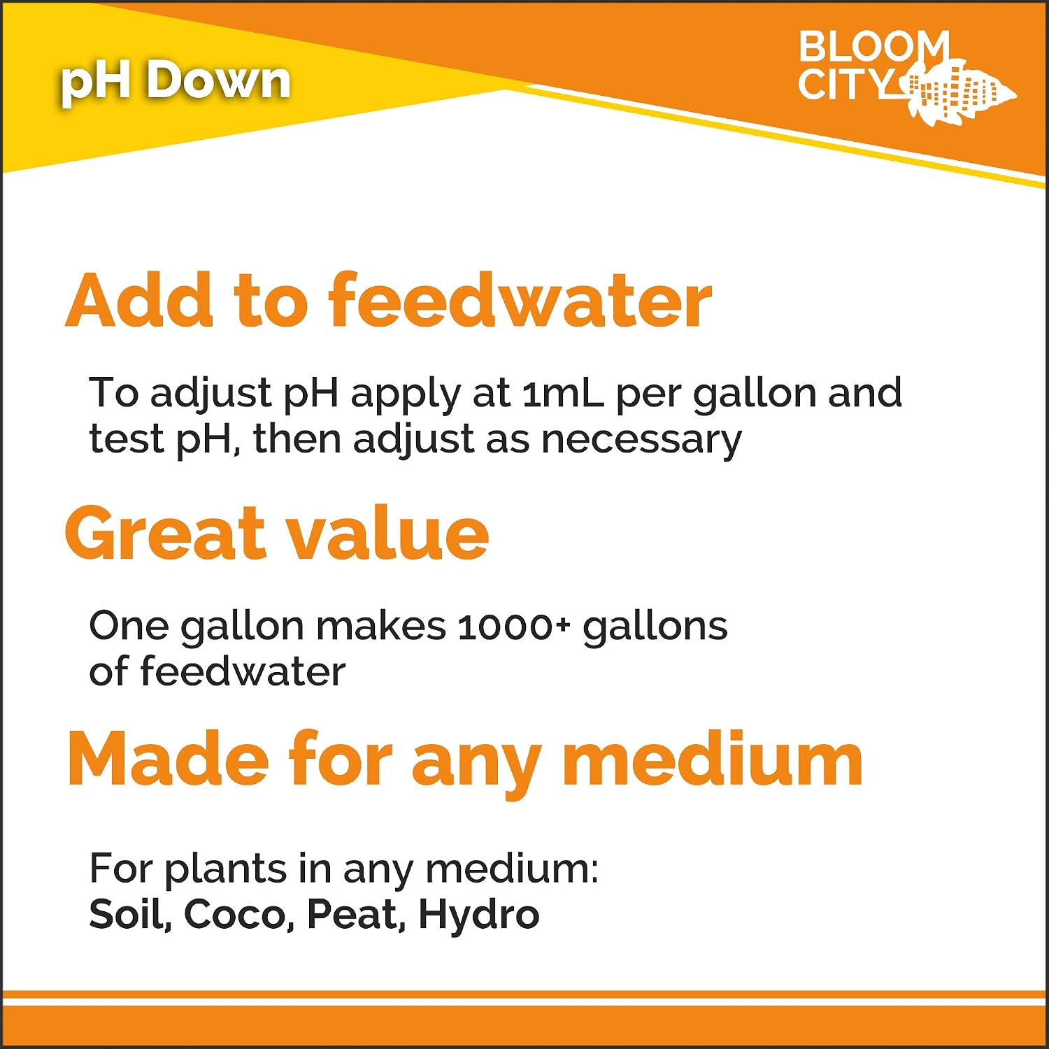 pH Down – Liquid pH Adjuster, 8 oz | Supports Nutrient Uptake