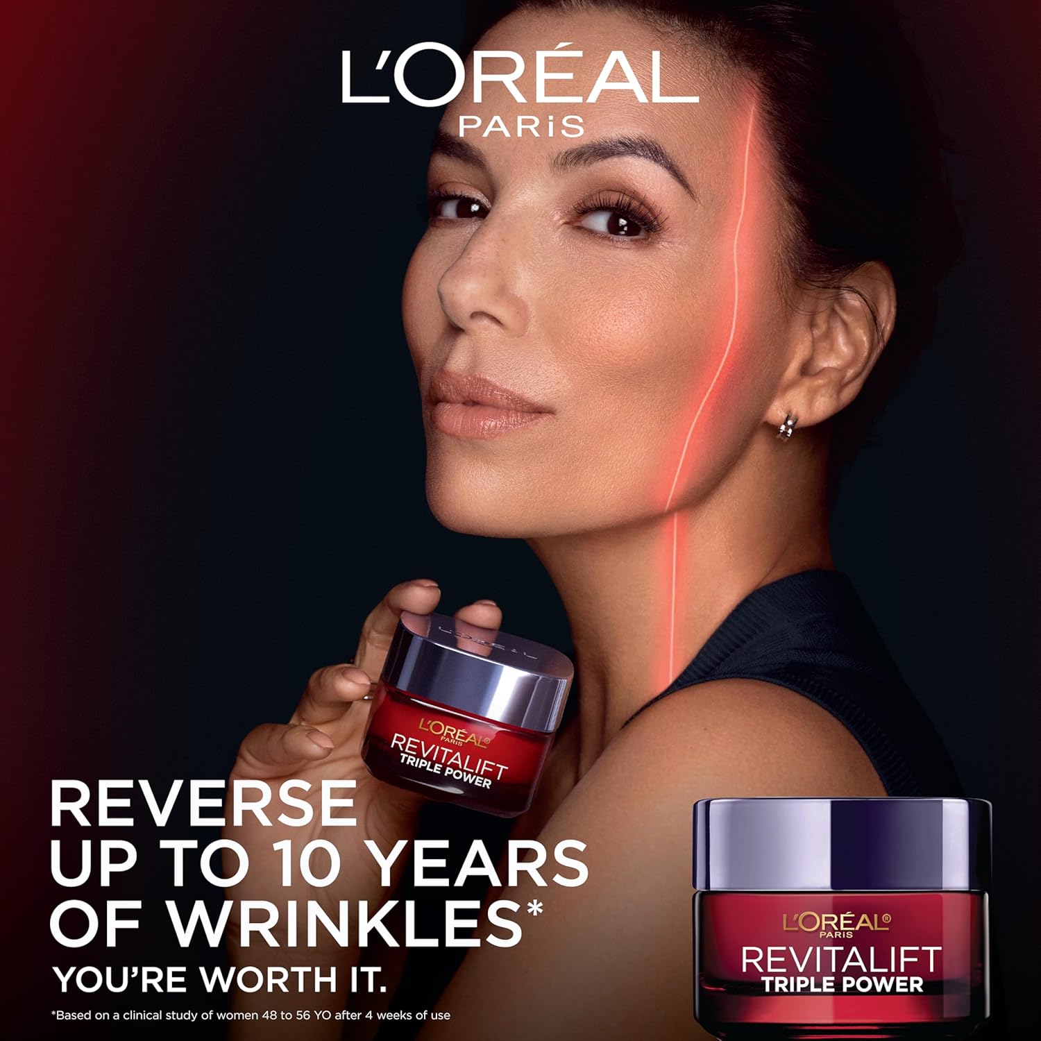 Revitalift Triple Power Anti-Aging Face Moisturizer, Pro Retinol, Hyaluronic Acid & Vitamin C to Reduce Wrinkles