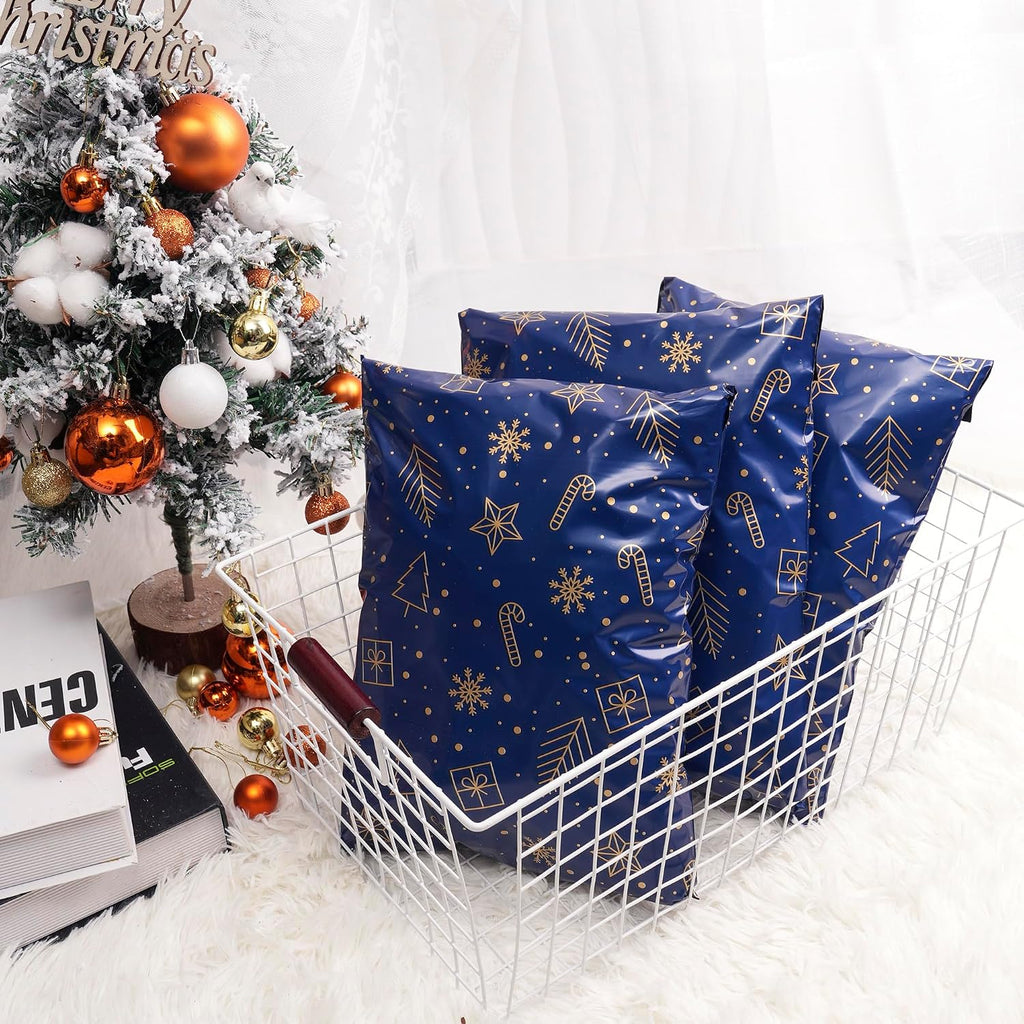 Christmas Poly Mailer 10x13 Inch 100 Pcs