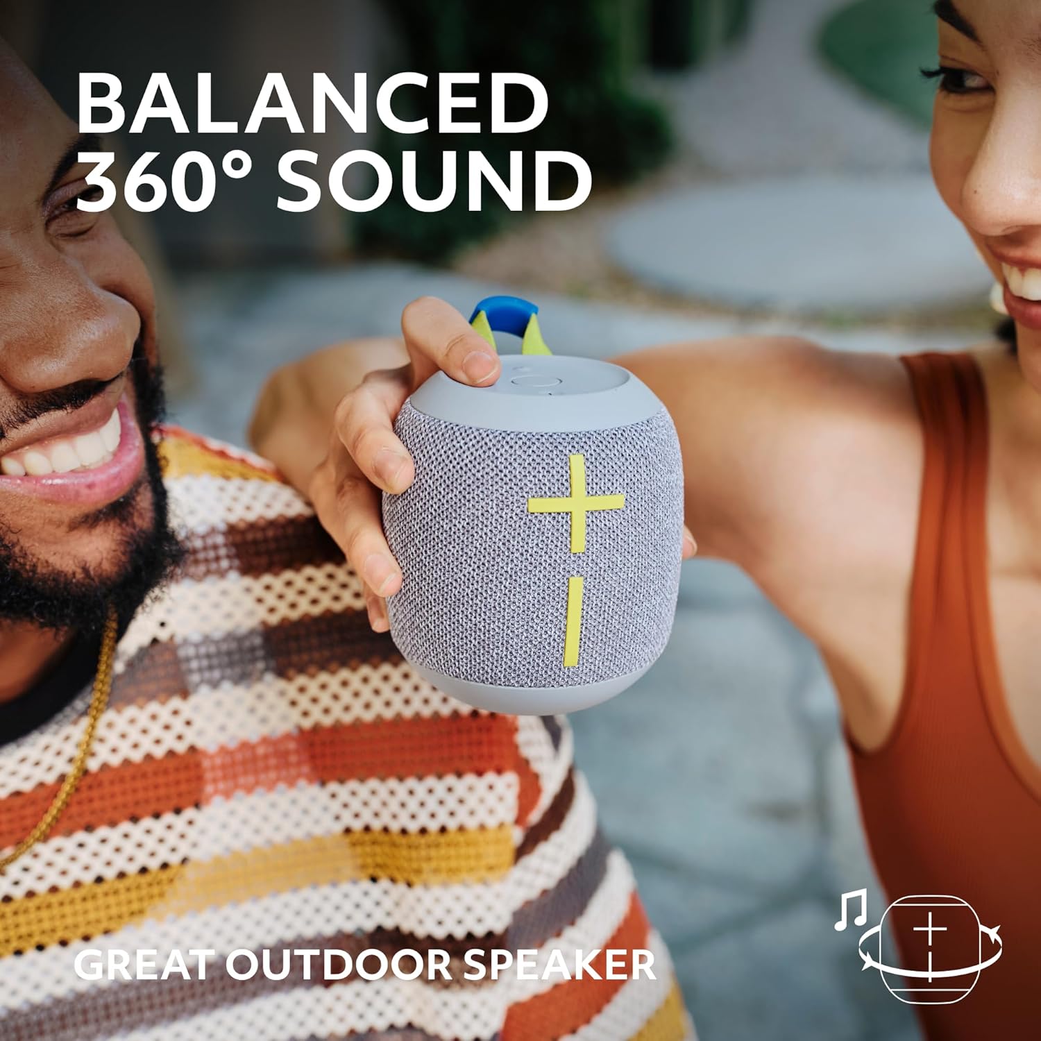 WONDERBOOM 4 Portable Waterproof Bluetooth Speaker with Balanced 360-Degree Sound and Bass, Dustproof Floating