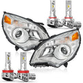 Headlight Assembly Compatible with 2010-2015 Chevy Equinox LS/LT/LTZ Model