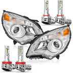 Headlight Assembly Compatible with 2010-2015 Chevy Equinox LS/LT/LTZ Model