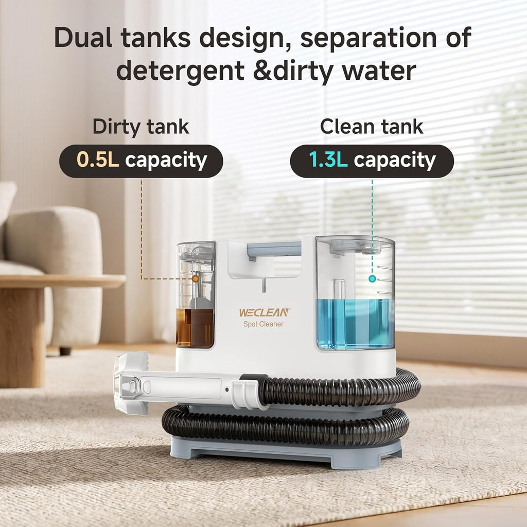 C1 Portable Extractor for Couch and Carpet Cleaner Upholstery Cleaner with Deep Cleaning Solution