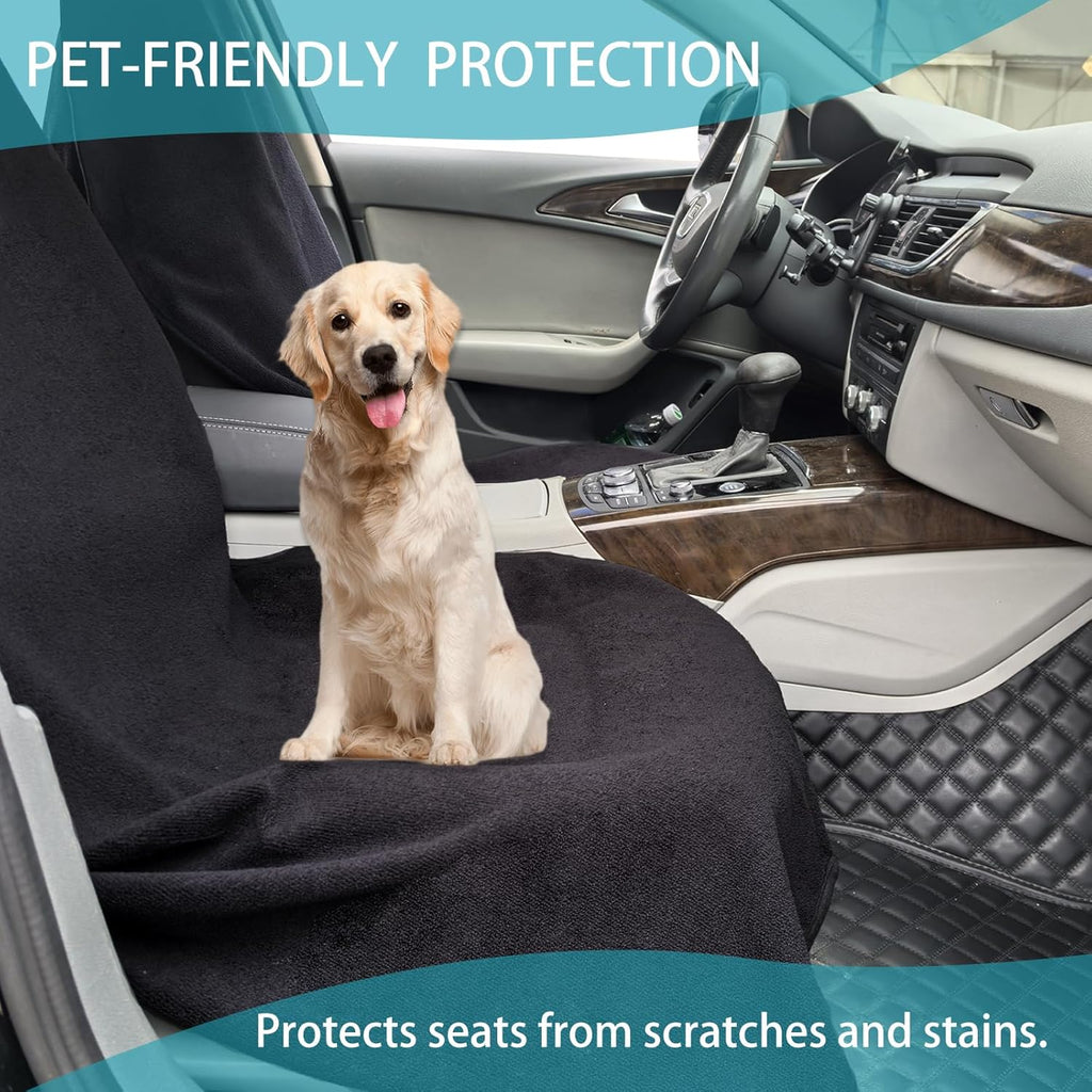 Car Seat Covers Universal Car Protective Front Seat Covers Washable Non-Slip Seat Protectors for Gym