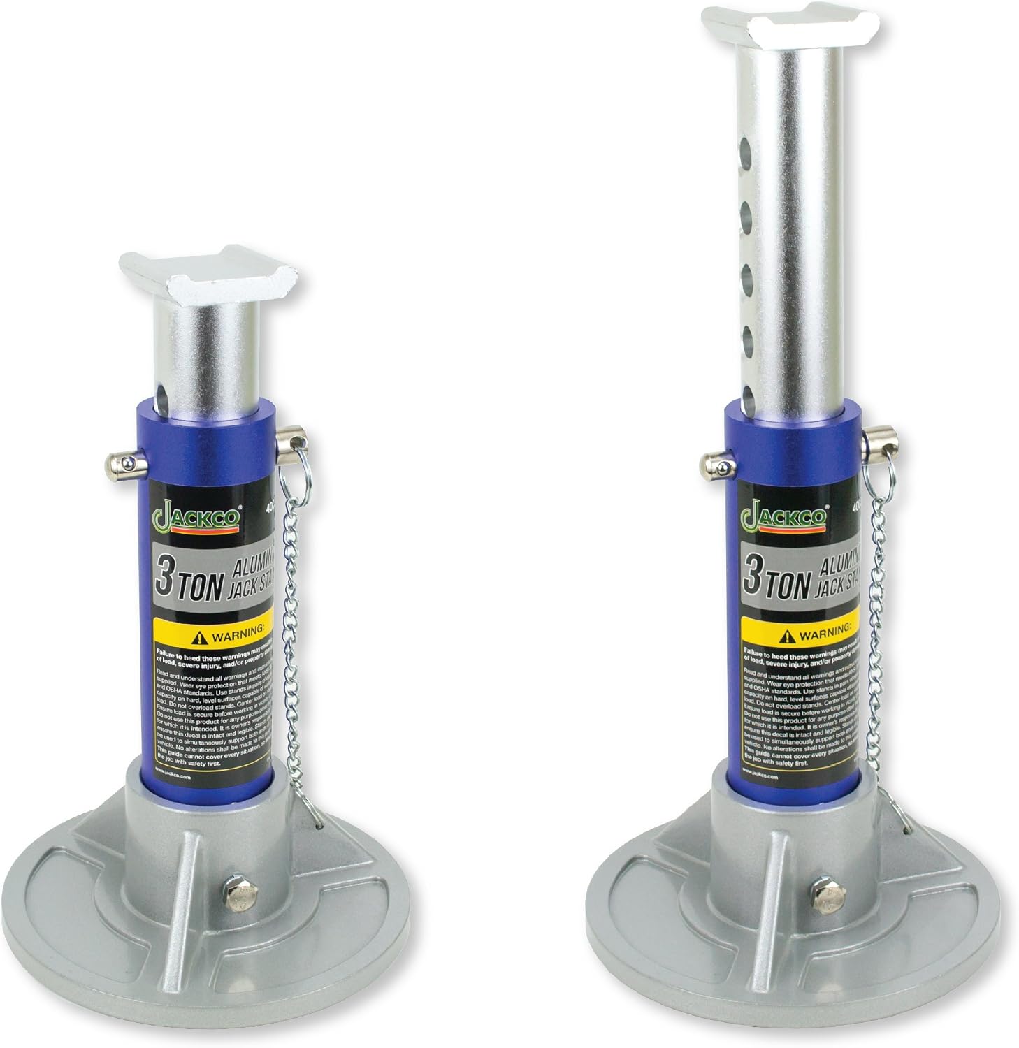 3 Ton Capacity Aluminum Jack Stands (1 Pair)