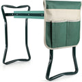 Foldable Garden Kneeler and Seat Heavy Duty Gardening Stool Kneeling Bench with Large Tool Pouch and Wider EVA Foam