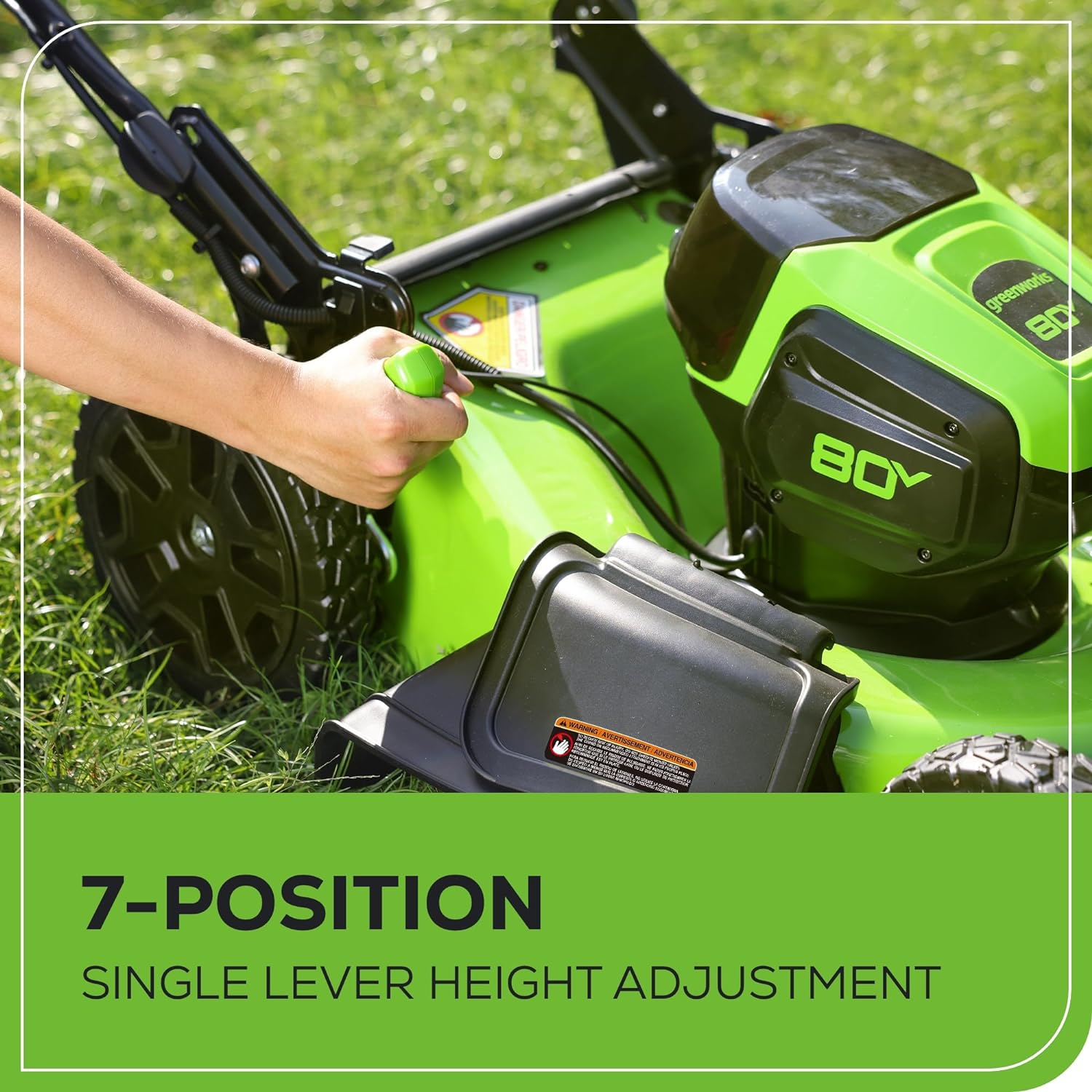 80V 21" Brushless Cordless (Self-Propelled) Lawn Mower (75+ Compatible Tools), 4.0Ah Battery and 60 Minute Rapid
