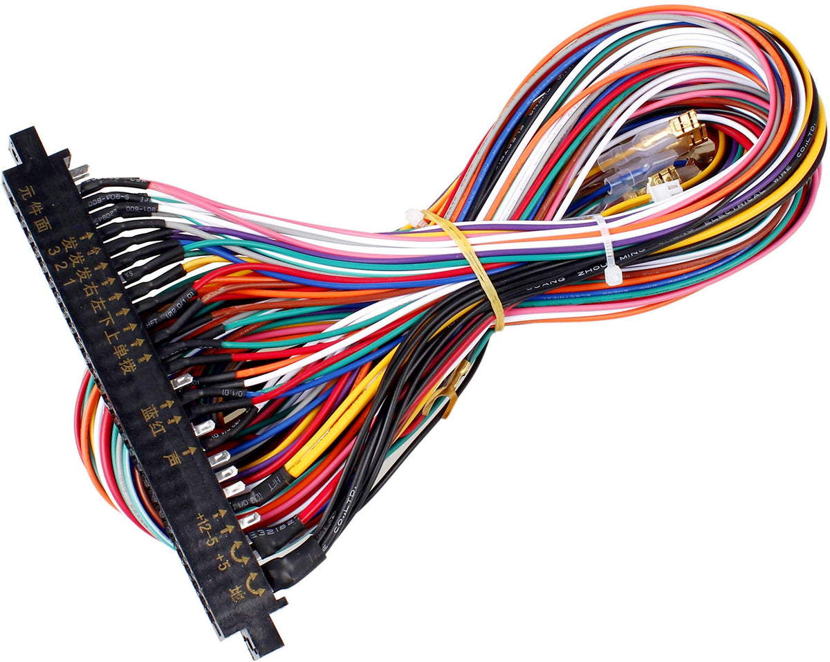 Arcade Jamma 56 Pin Interface Cabinet Wire Wiring Harness Loom Multicade Arcade PCB Cable for Arcade Machine Video