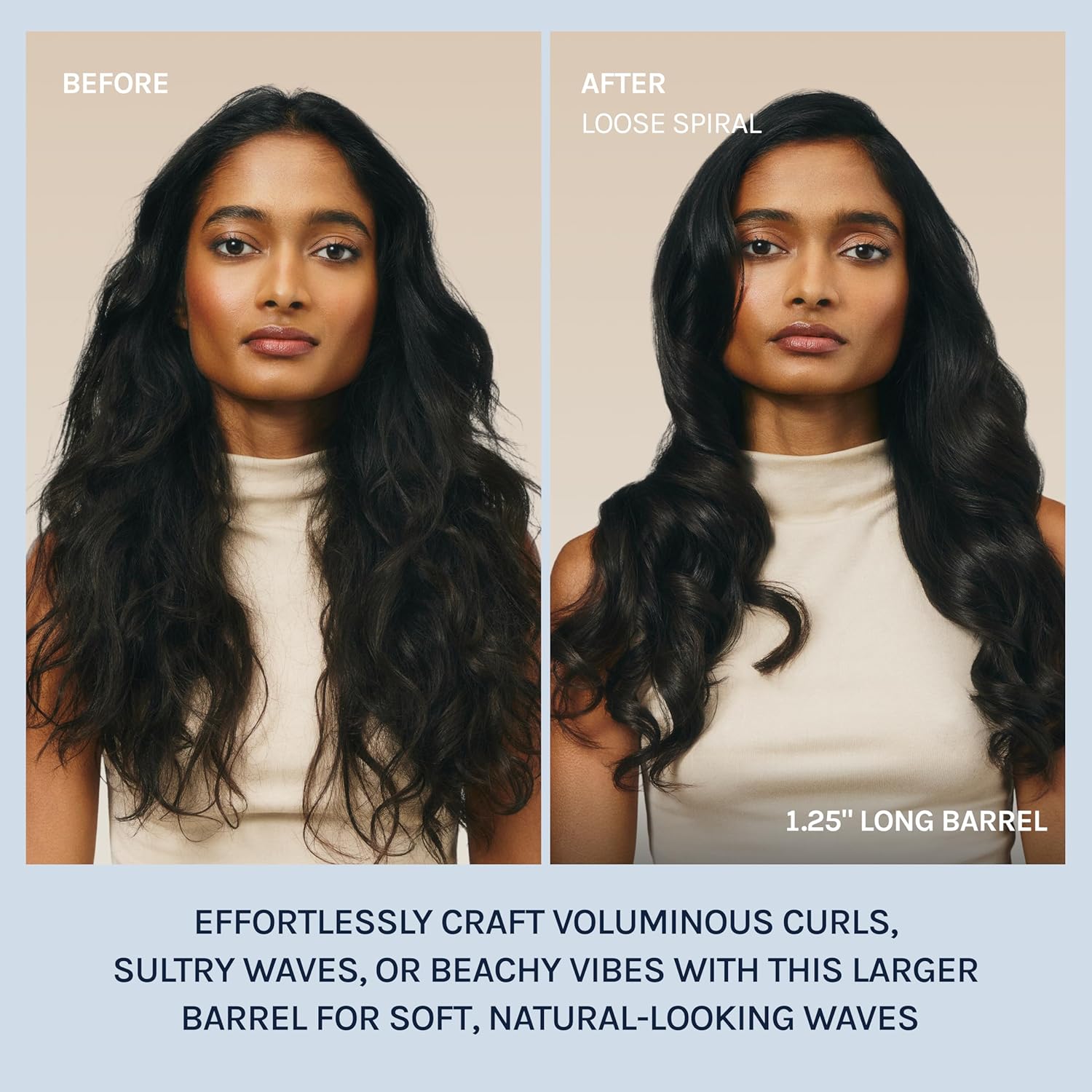Long Barrel Curling Iron, Moisture Heat Technology & NanoIonic MX | Versatile Curling Styler with Longer Barrel for