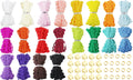 Assorted 5mm Rick Rack Trim 100 Yds Fabric Ribbon for Sewing Crafts