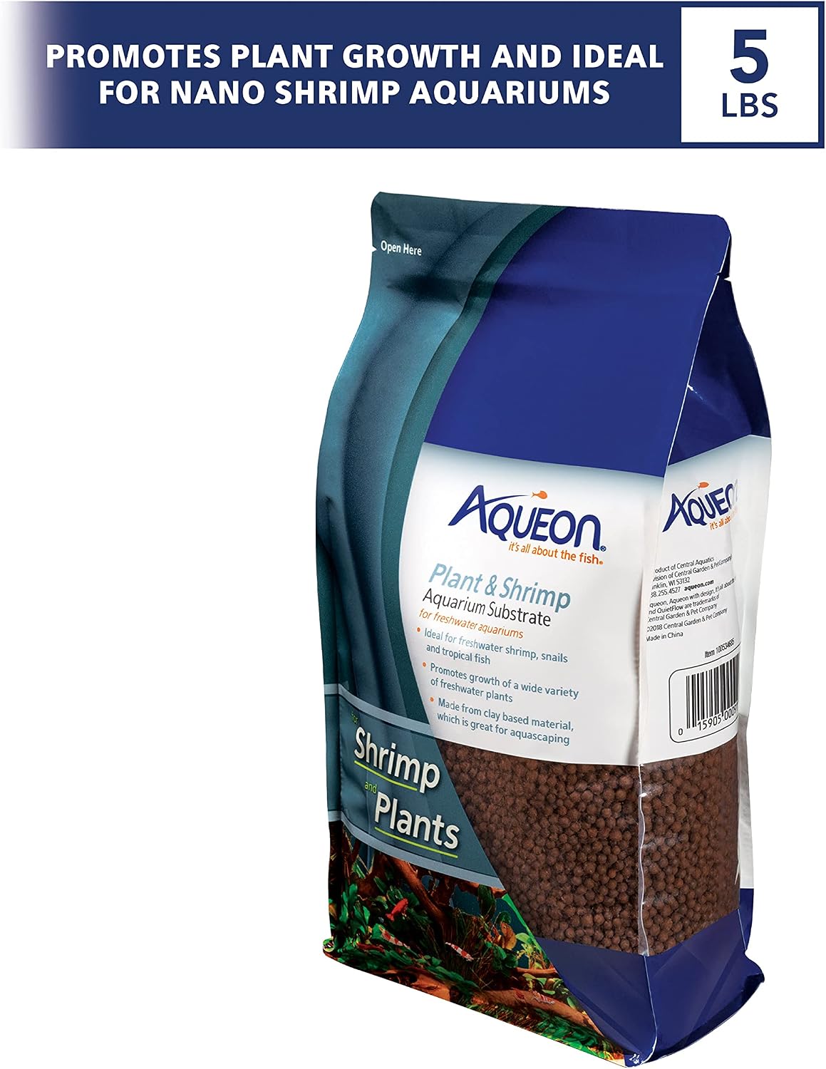 Plant and Shrimp Aquarium Substrate, Aqua Soil for Fish Tanks, 5 Pounds | Aqua Soil for Fish Tanks, Aquarium