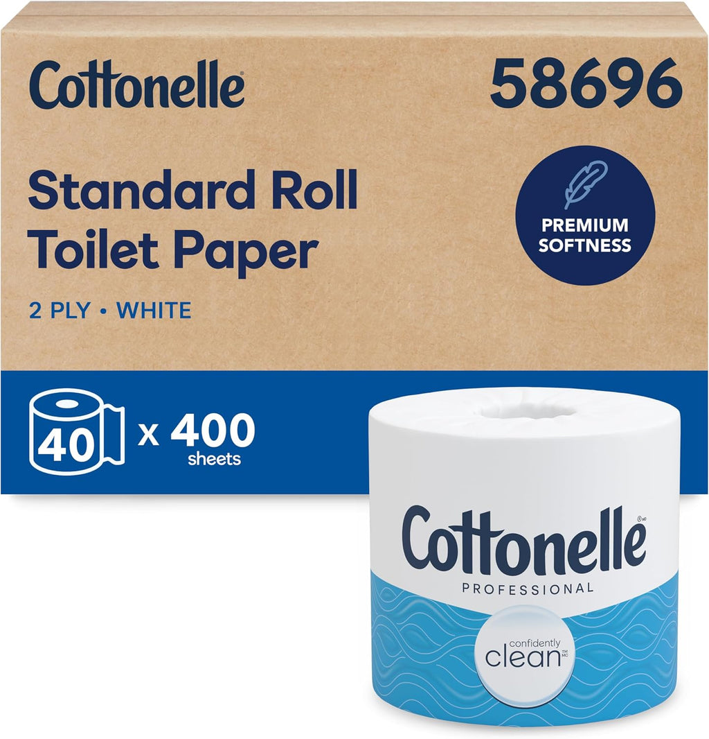 CleanCare Toilet Paper, Bulk, 40 Rolls (58696)